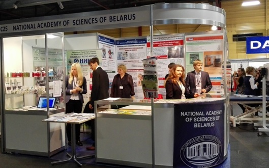 Экспозиция НАН Беларуси на 8-й Международной медицинской выставке «Medbaltica 2015»